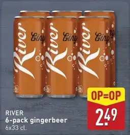 ALDI River 6-pack gingerbeer aanbieding