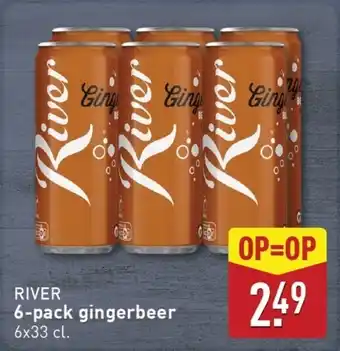 ALDI River 6-pack gingerbeer aanbieding