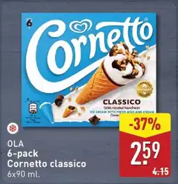 ALDI OLA 6-pack Cornetto classico aanbieding