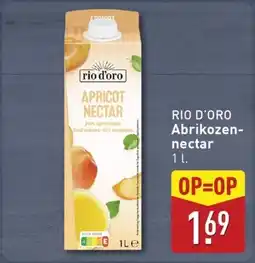 ALDI Rio d'oro Abrikozennectar aanbieding