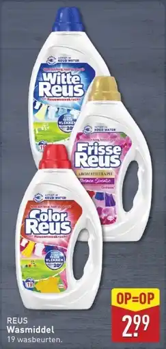 ALDI REUS Wasmiddel aanbieding