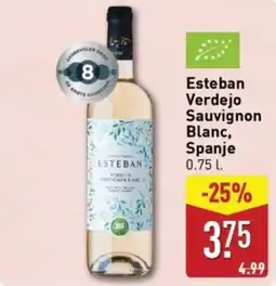 ALDI Esteban Verdejo Sauvignon Blanc, Spanje aanbieding