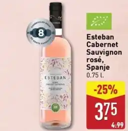 ALDI Esteban Cabernet Sauvignon rosé, Spanje aanbieding