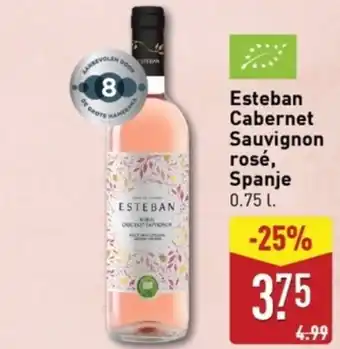ALDI Esteban Cabernet Sauvignon rosé, Spanje aanbieding