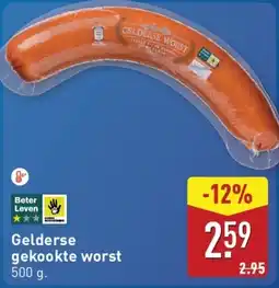 ALDI Gelderse gekookte worst aanbieding