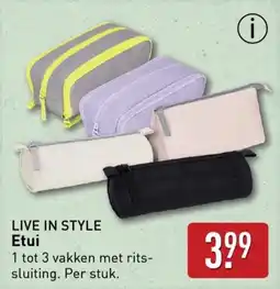 ALDI LIVE IN STYLE Etui aanbieding