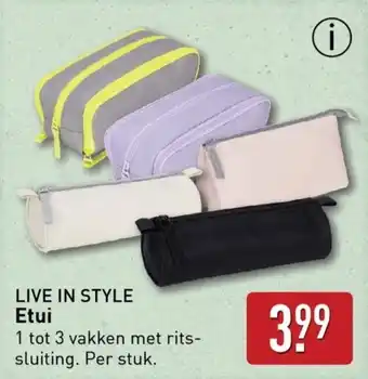 ALDI LIVE IN STYLE Etui aanbieding