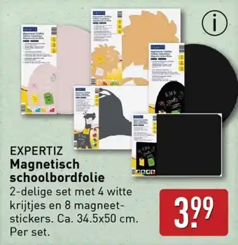 ALDI EXPERTIZ Magnetisch schoolbordfolie aanbieding