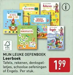 ALDI Mijn leuke oefenboek Leerboek aanbieding