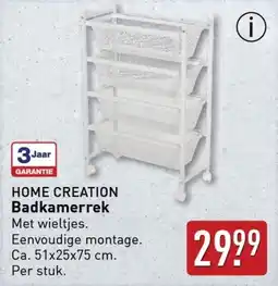 ALDI HOME CREATION Badkamerrek aanbieding