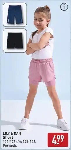 ALDI Lily & dan short aanbieding