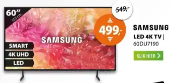 Expert SAMSUNG LED 4K TV 60DU7190 aanbieding