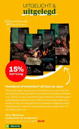 Welkoop Alle Welkoop houtskool of briketten aanbieding