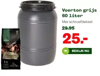 Welkoop Voerton grijs aanbieding