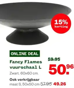 Welkoop Fancy Flames vuurschaal L aanbieding