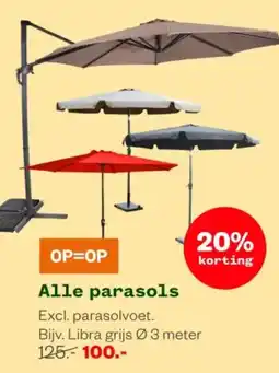 Welkoop Alle parasols aanbieding