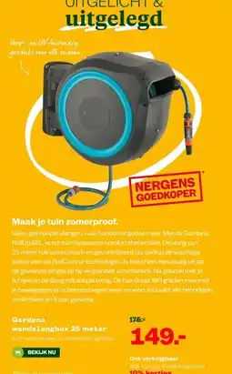 Welkoop Gardena wandslangbox aanbieding