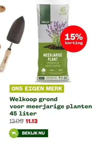 Welkoop Welkoop grond voor meerjarige planten aanbieding