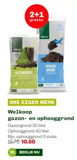 Welkoop Welkoop gazon en ophooggrond aanbieding