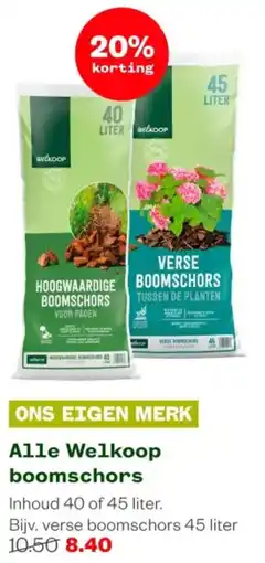 Welkoop Alle Welkoop boomschors aanbieding