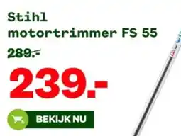 Welkoop Stihl motortrimmer FS 55 aanbieding