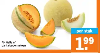 Albert Heijn AH Galia of cantaloupe meloen aanbieding