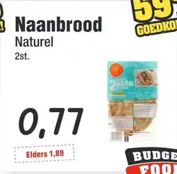 Budget Food Naanbrood aanbieding