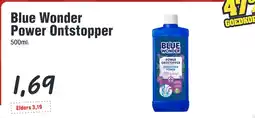 Budget Food Blue Wonder Power Ontstopper aanbieding