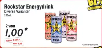Budget Food Rockstar Energydrink aanbieding