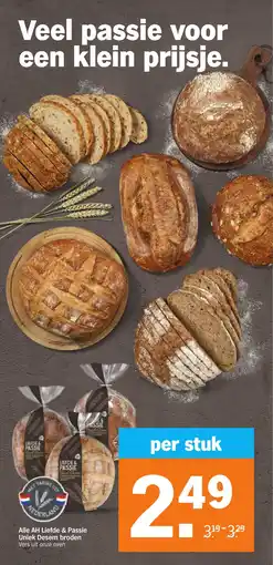 Albert Heijn Alle AH Liefde & Passie Uniek Desem broden aanbieding