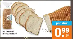 Albert Heijn AH Zaans wit meerzaden heel aanbieding