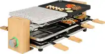 Bol.com Princess 162955 8 persoon/personen 1300 W Zwart Grijs Hout aanbieding