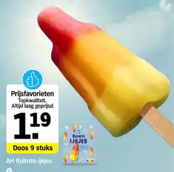 Albert Heijn AH Ruimte ijsjes aanbieding