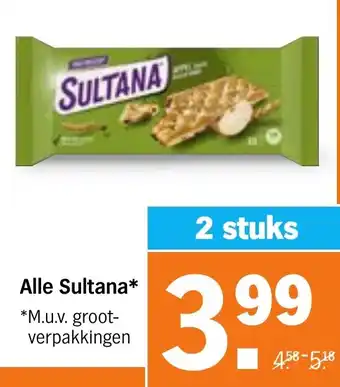 Albert Heijn Alle Sultana aanbieding