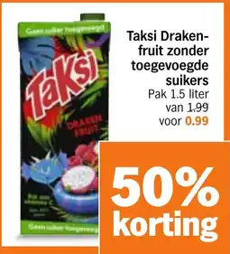 Albert Heijn Taksi Draken fruit zonder toegevoegde suikers aanbieding