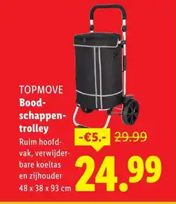 Lidl TOPMOVE Bood schappen trolley aanbieding