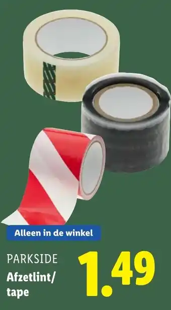 Lidl Parkside Afzetlint tape aanbieding