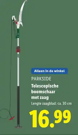 Lidl Telescopische boomschaar met zaag aanbieding