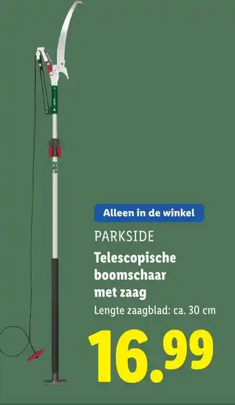 Lidl Telescopische boomschaar met zaag aanbieding
