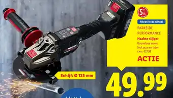 Lidl Haakse slijper aanbieding
