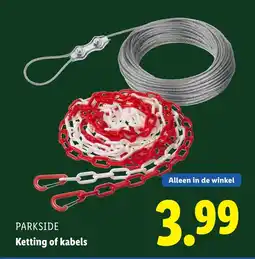 Lidl Parkside Ketting of kabels aanbieding