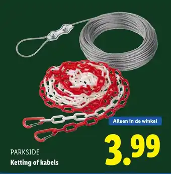 Lidl Parkside Ketting of kabels aanbieding
