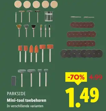 Lidl Parkside Mini tool toebehoren aanbieding