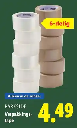 Lidl Parkside verpakkings tape aanbieding
