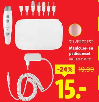Lidl Silvercrest Manicure en pedicureset aanbieding