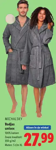 Lidl Badjas unisex aanbieding