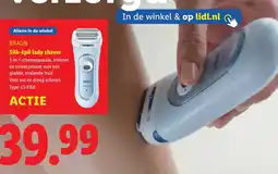 Lidl Braun Silk épil lady shaver aanbieding