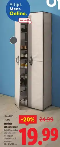 Lidl Livarno home Textiele schoenenkast aanbieding