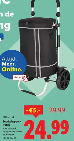 Lidl TOPMOVE Boodschappen trolley aanbieding
