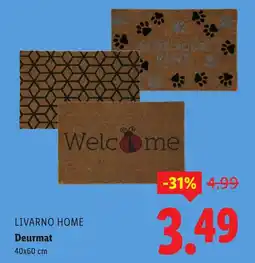 Lidl Livarno home Deurmat aanbieding